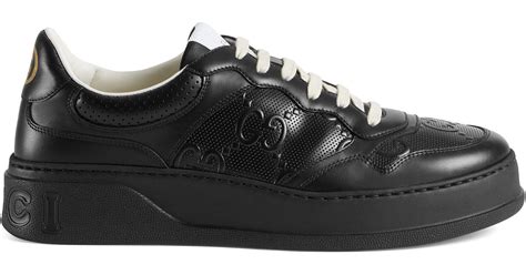 gucci gg gucci sneakers men|Gucci gg embossed sneakers.